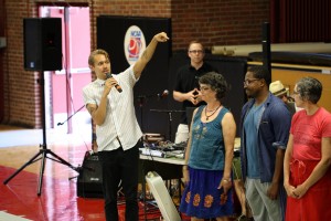 Tristan introduces the Young Dancers Workshop faculty during their Final Showing 