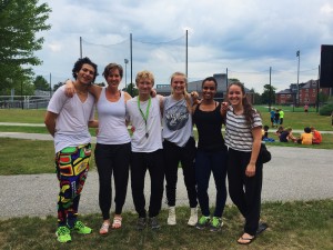 Education Interns Tina Naim, Olandra Lickter, Gavin Scheurch, Woods Fairchild, Jazmine Taylor-Hughlett, and Laura Pietropaoli